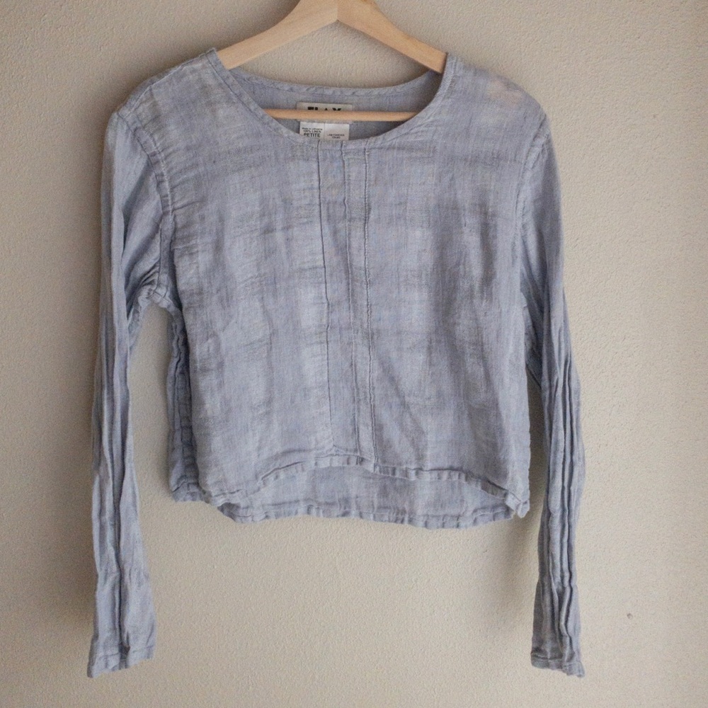 FLAX LAVENDER BLOUSE